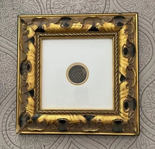 ERTE 2005 LIMITED EDITION BRONZE 2 SIDED MERMAID MEDALLION FRAMED