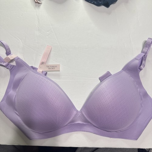 Victoria’s Secret Push Up Wireless Comfort Bra Bralette Medium Lavender Purple