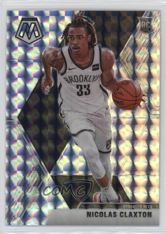 2019-20 Panini Mosaic Rookies Silver Prizm Nic Claxton Nicolas #236 09wc