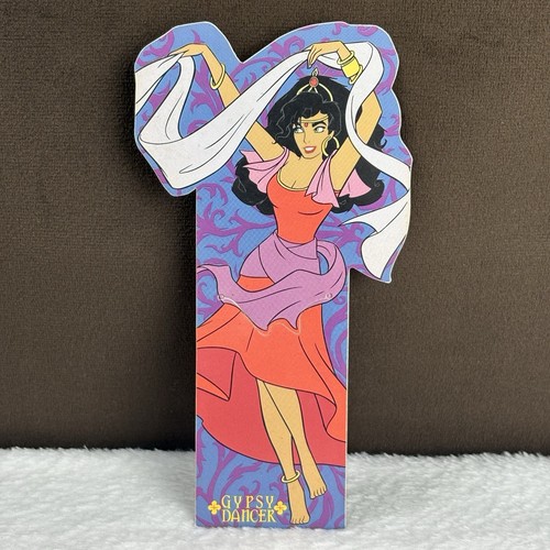 Vtg 1996 Disney's The Hunchback of Notre Dame Esmeralda Gypsy Bookmark 90s!