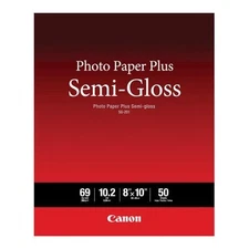 Canon Photo Paper Plus Photo Paper - 8" X 10" - 69 Lb Basis Weight - Semi-gloss