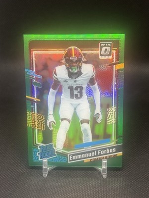 2023 Donruss Optic Emmanuel Forbes (RC) Green 2/5 #299