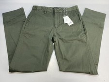Vince Mens Pant Sycamore Green Size 30 Owen Athletic Stretch Cotton Tapered