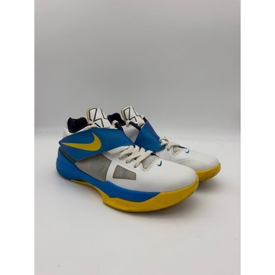 Nike Zoom KD IV 4 Entourage Photo Blue Tour Yellow 473679-102 Mens 10.5