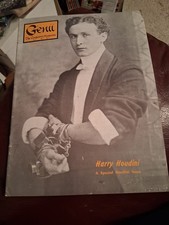 GENII Magic Magazine October 1972 Harry Houdini Special Issue From Dawes Estate