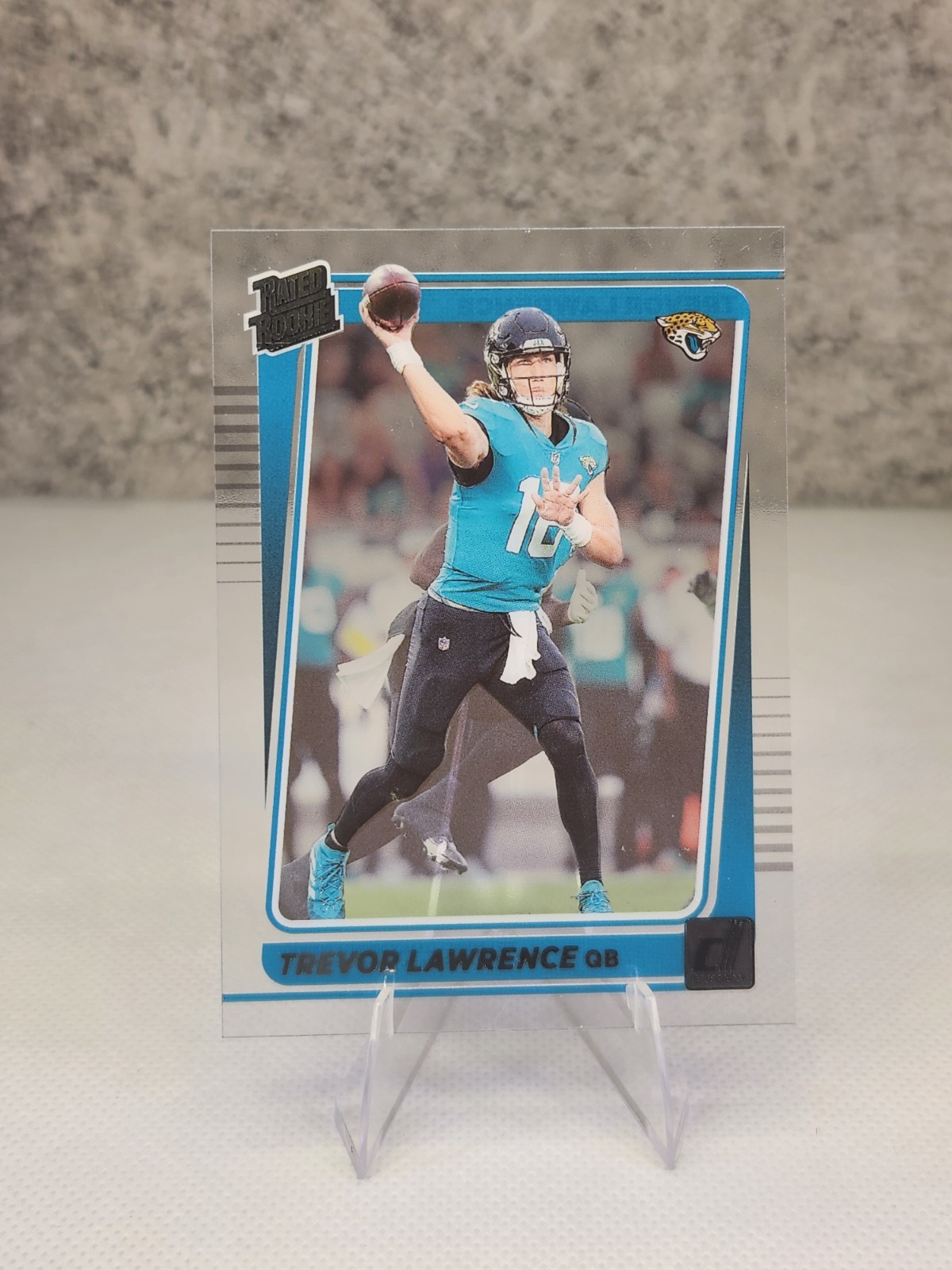2021 Clearly Donruss Trevor Lawrence #51 Rated Rookie Jacksonville Jaguars 