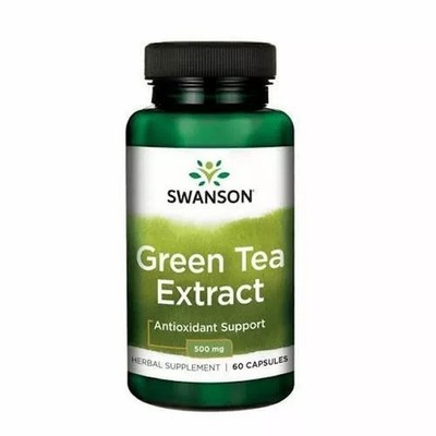 SWANSON, GREEN TEA EXTRACT 500mg Antioxidants 60 Kapseln SUPER PREIS