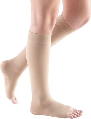 mediven Comfort for Women, 15-20 mmHg ? Open Toe, Knee High Compression Stocking