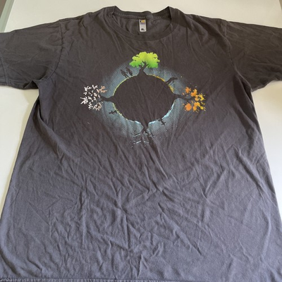 #ad #ad Shirt Woot Graphic Tree of Seasons of Life 100% Cotton in Grey size L $14.00