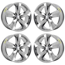 20 Dodge Challenger Pvd Bright Chrome Wheels-c Rims Factory Oem 2357 Exchang...