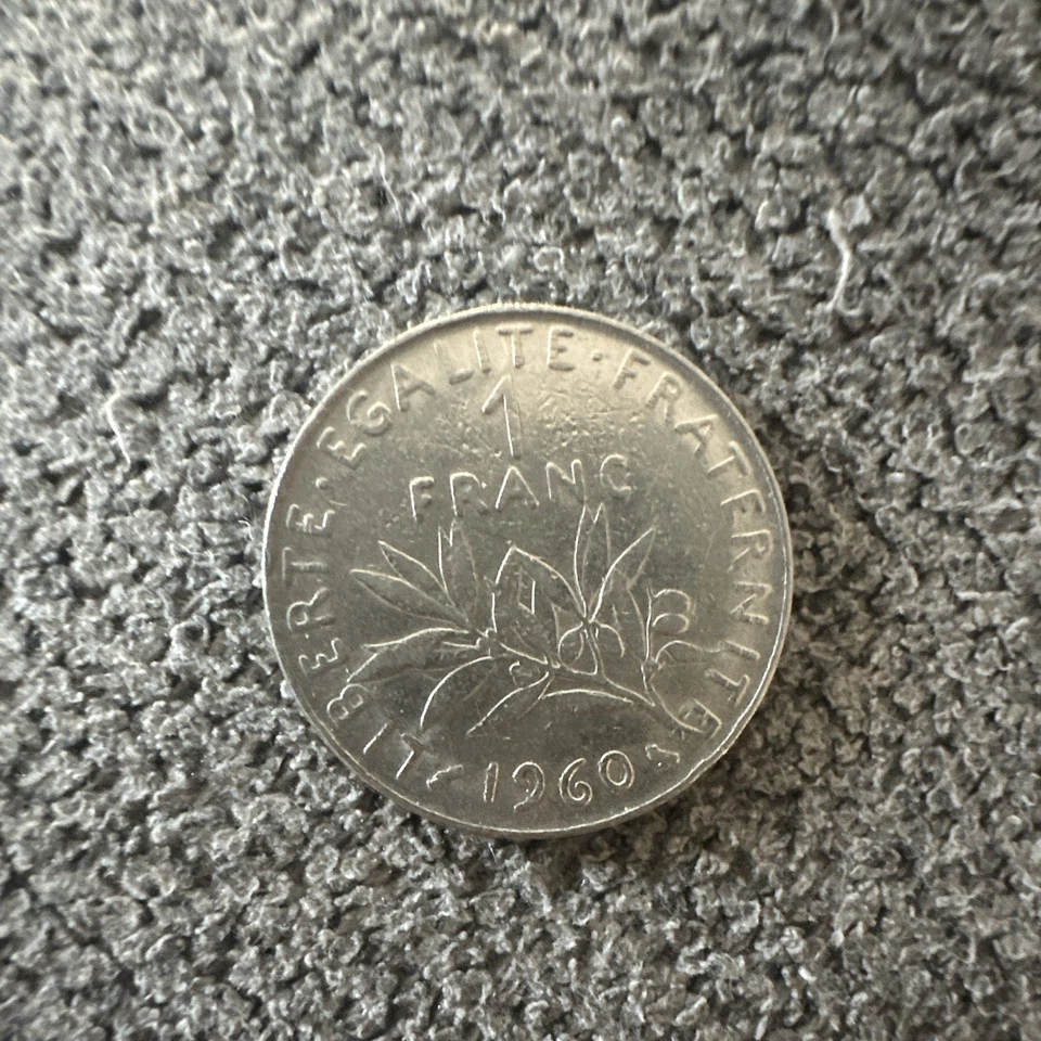 Pièce 1 Franc Semeuse République Française 1960 (Période 1901-1999) - Photo 1/2