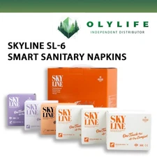 OlyLife Skyline Smart Sanitary Napkin package 4 pc SAMPLE PACK