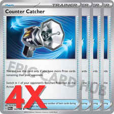 4x Counter Catcher x4 - Paradox Rift - Uncommon - Pokemon TCG Playset
