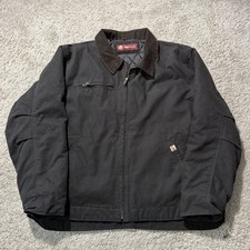 VINTAGE Dri Duck Jacket Men 2XL Black Duck Ca...
