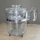 Vtg Pyrex 7759-B Glass Stove Top Percolator 9 Cup Coffee Pot Missing Basket Top
