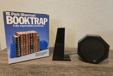 Park Sherman Book Trap Model 16000 Fully Expandable Bookends Black Plastic