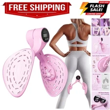 Inner Thigh Exerciser - Kegel Pelvic Floor Muscle Trainer Equipment for Women...