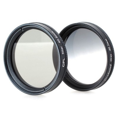 POL + Grauverlaufs-Filter passend für Sony Alpha A6300 A6500 und 16-50mm Objekt.