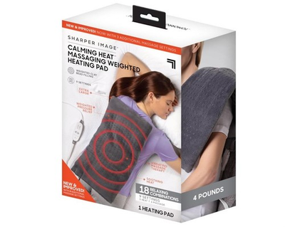#ad #ad Calming Heat Massaging Weighted Heating Pad by Sharper Image Free Shipping $29.95