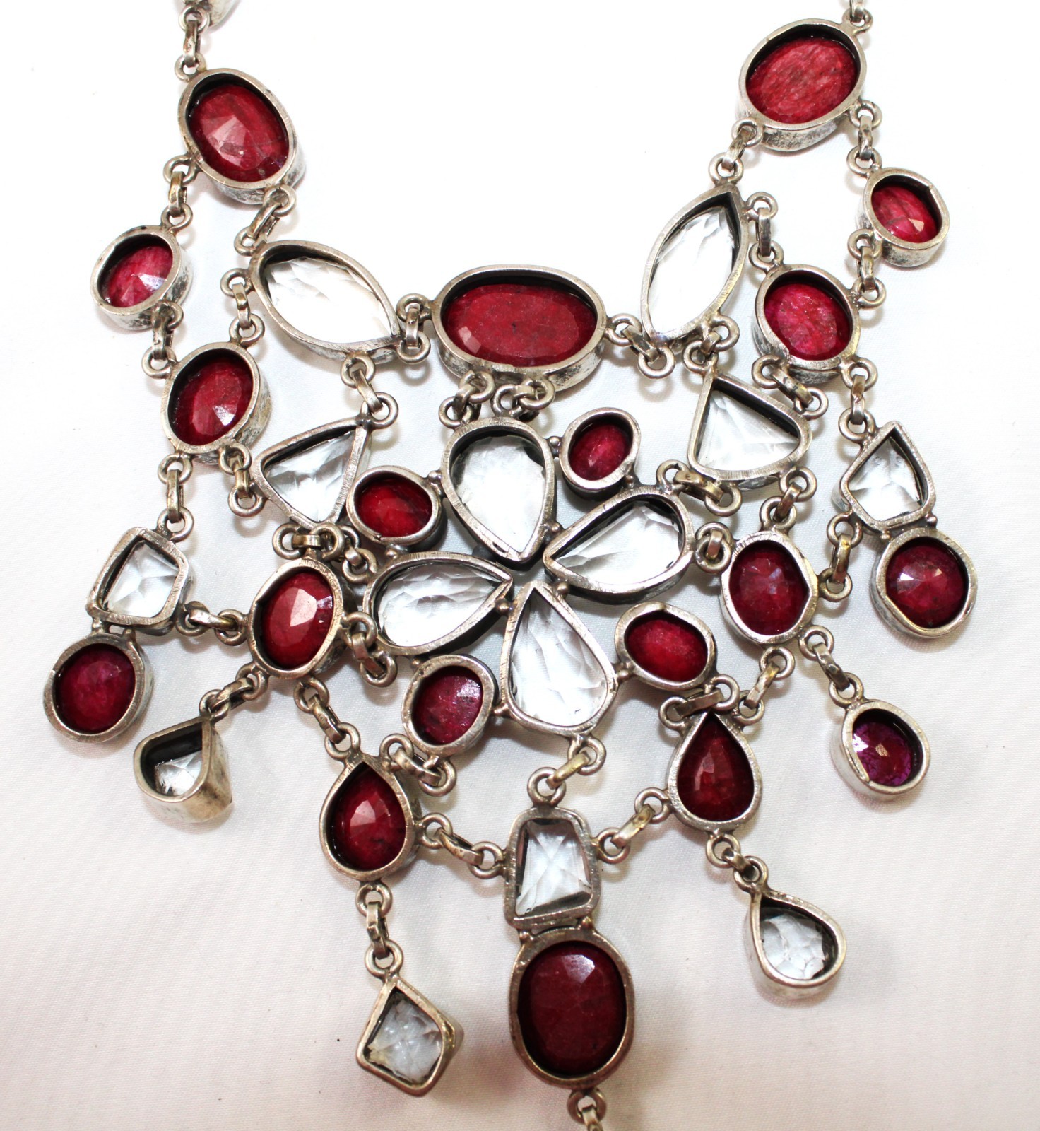 Sterling Silver Statement Style Rhodochrosite & C… - image 7