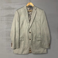 Lauren Ralph Lauren Khaki Paisley Lined Men  s Suit Blazer Jacket 42L