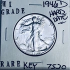 1946 D LIBERTY WALKING SILVER HALF DOLLAR HI GRADE U.S. MINT RARE COIN 7530