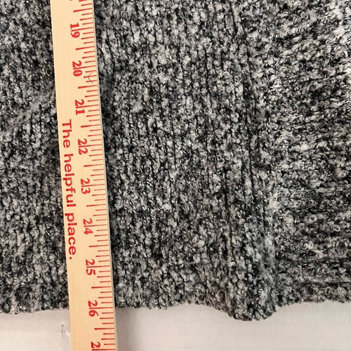Croft Barrow Damen grau offene Strickjacke Langarm Größe L Large - Bild 7 von 11