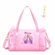 Cute Ballet Dance Backpack Tutu Dress Dance Bag With Key Chain Girls