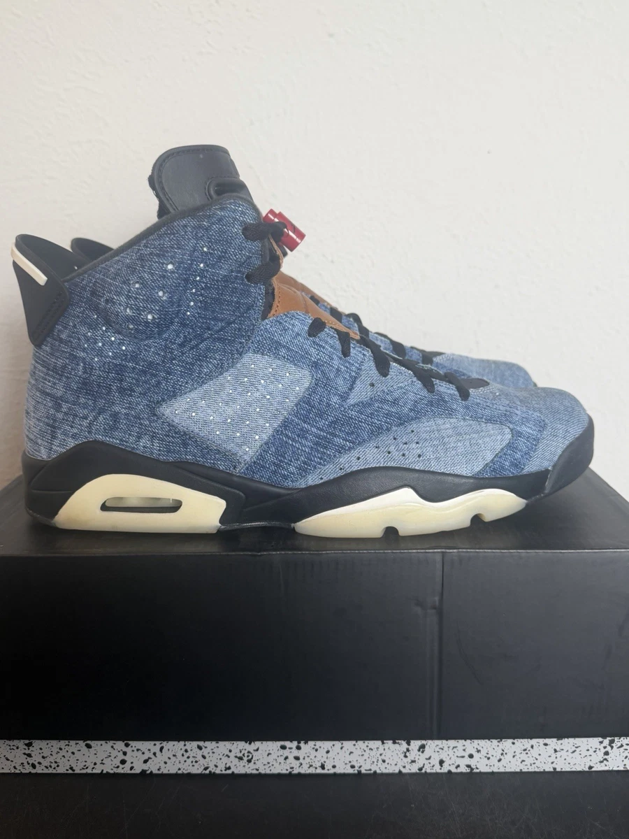 Jordan 6 Retro Washed Denim for Sale | Authenticity Guaranteed | eBay