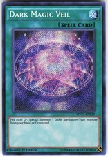 Dark Magic Veil MVP1-ENS19Yugioh TCG Secret Rare LP
