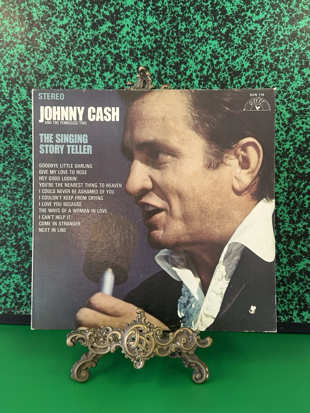 Vinyle 33 T Johnny Cash The Singing Story Teller SUN115