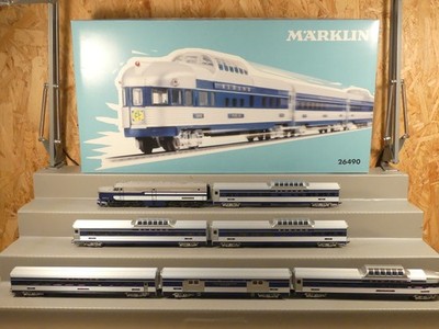 Märklin 26490 US Reisezug ''Blue Bird'' WABASH Wechselstrom Digital Diesellok