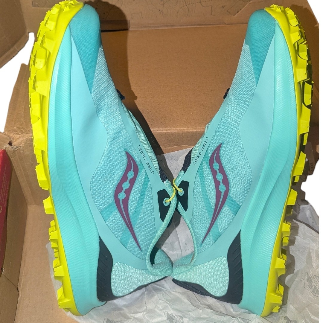 Saucony Peregrine 12 ST Women's Trail Running Shoes Cool Mint Acid S10739-26 thumbnail 6