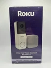 Roku Wire Free Video Doorbell And Chime SE Motion Detection - Battery Or Wired