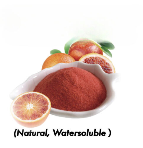 HELLOYOUNG Premium Blood Orange Powder - Water Soluble,Strong Flavour,Natural - 第 1/6 張圖片