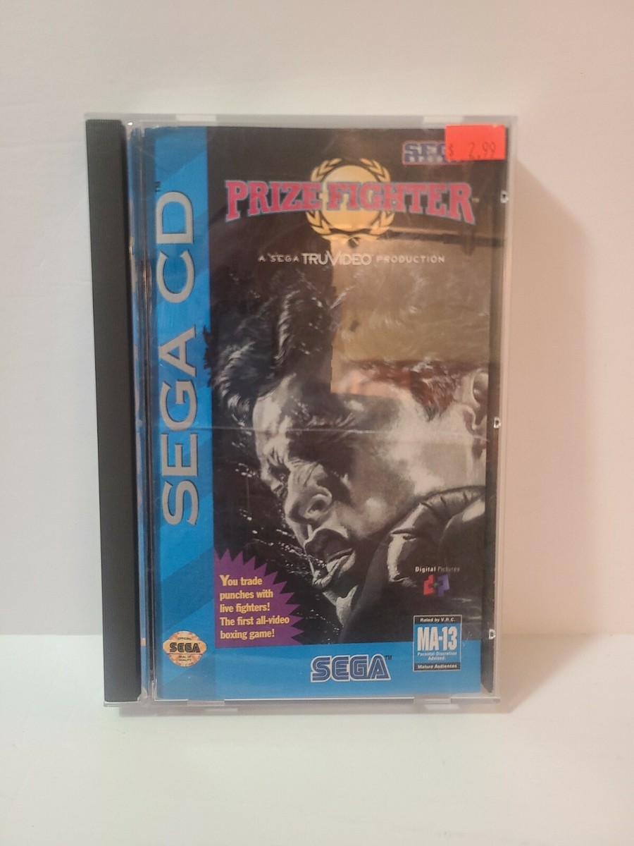 Prize Fighter Boxing (Sega CD, 1993) Complete in Box - CIB