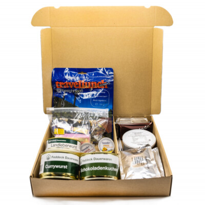 EPa Langzeit Typ 16 - Linseneintopf mit Speck-Schokokuchen-Leberwurst