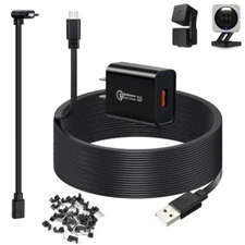50ft Power Cord for Wyze Cam v4Wyze Cam Pan v3Wyze OGWyze Cam v3 Pro Security...