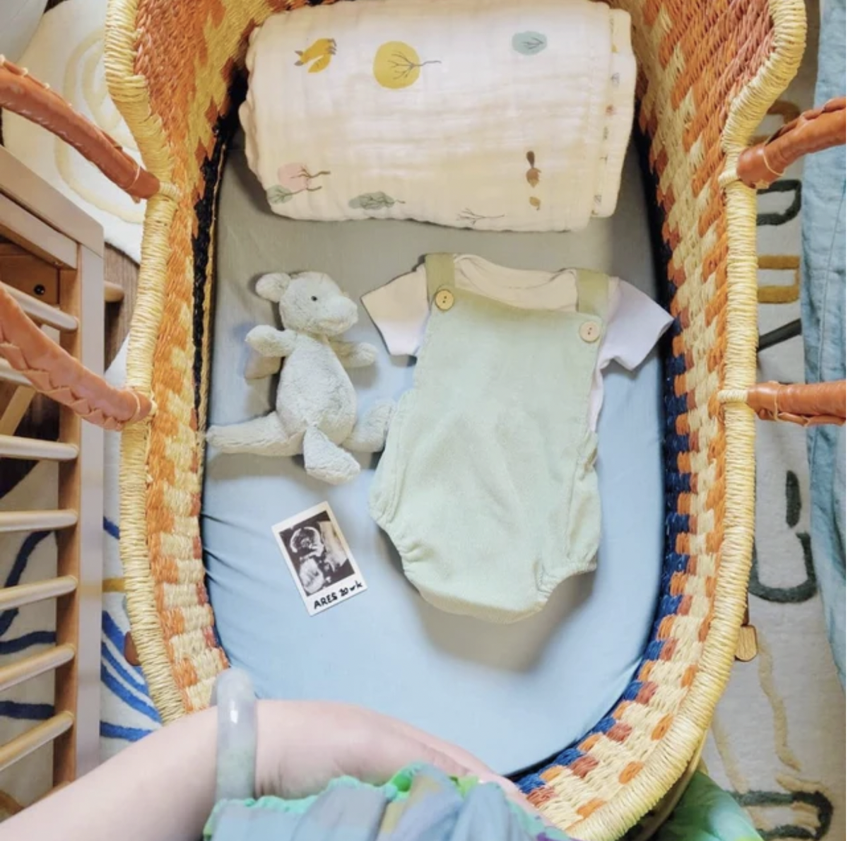 Handmade Noro Moses Basket Olli Ella Reliable Lyra Moses Basket