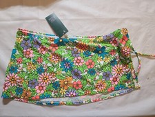 Women's Side Cinch Swim Cover Up Skirt-Wild Fable Floral Print Size Small