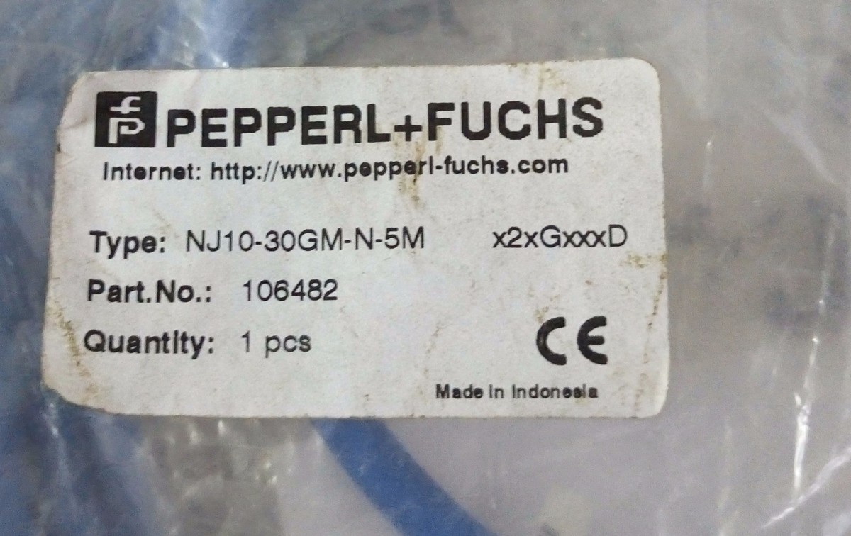 Pepperl + Fuchs NJ10-30GM-N-5M 106482S Inductive sensor 5M