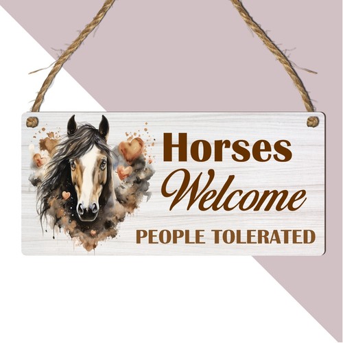 Horse Gifts For Girls For Women Stable House Sign Horse Lover Gift Mum Daughter - Picture 5 of 10