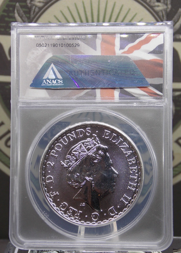 2023 UK Gold & Silver 1/10th & 1oz *BRITANNIA* Type 1 ANACS MS70 FS #RW ECC&C - Picture 11 of 12