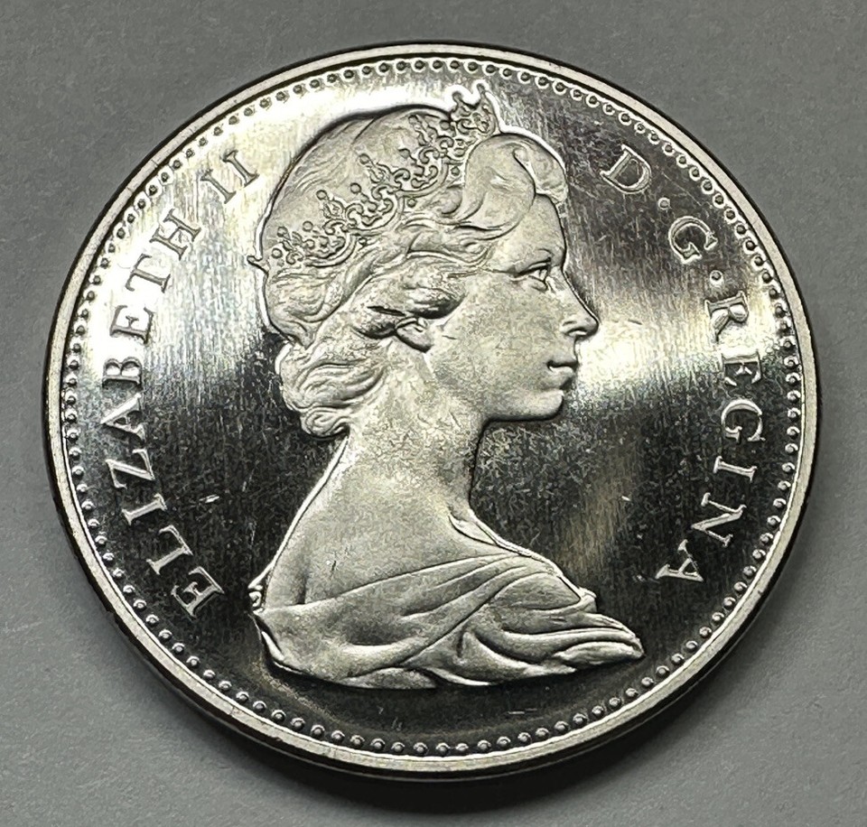 1970 Canadian 5-Cent Nickel Proof-Like Coin – Uncirculated, Beaver Variety, RCM - View #3