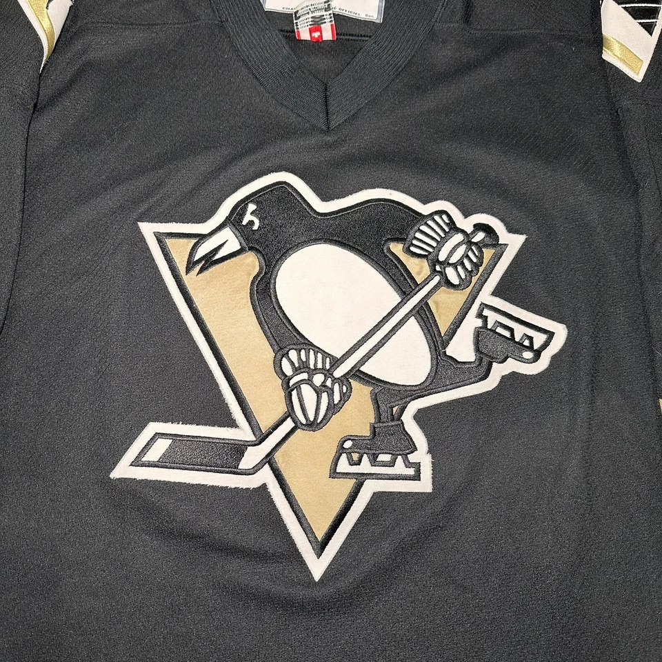 NHL HockeyPittsburgh Penguins Koho Jersey Adult XL Black/gold Made In Canada - Image 2 of 4