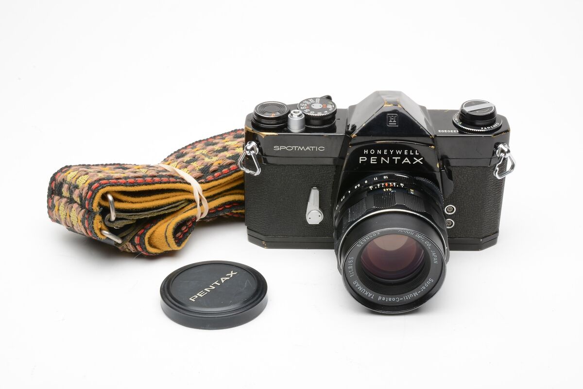 Pentax Spotmatic Black 35mm SLR w/Super MC Tak. 55mm F1.8, new seals, Nice! Pentax Spotmatic Black 35mm SLR w/Super MC Tak. 55mm F1.8, new seals, Nice!