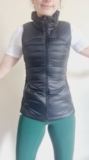 Lululemon £148 Uk 6-8 (us 4) Down For A Run Vest Ii Blackgilet Body Warmer
