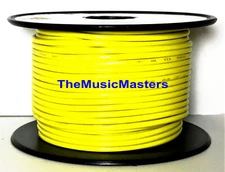 14 Gauge 100' ft Yellow Auto PRIMARY WIRE 12V Auto Wiring Car Power Remote Cable