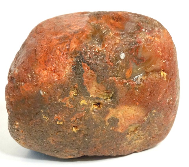 Lake Superior Agate MN 8.20 oz. Deep Red Whole Nodule Agate Gemstone