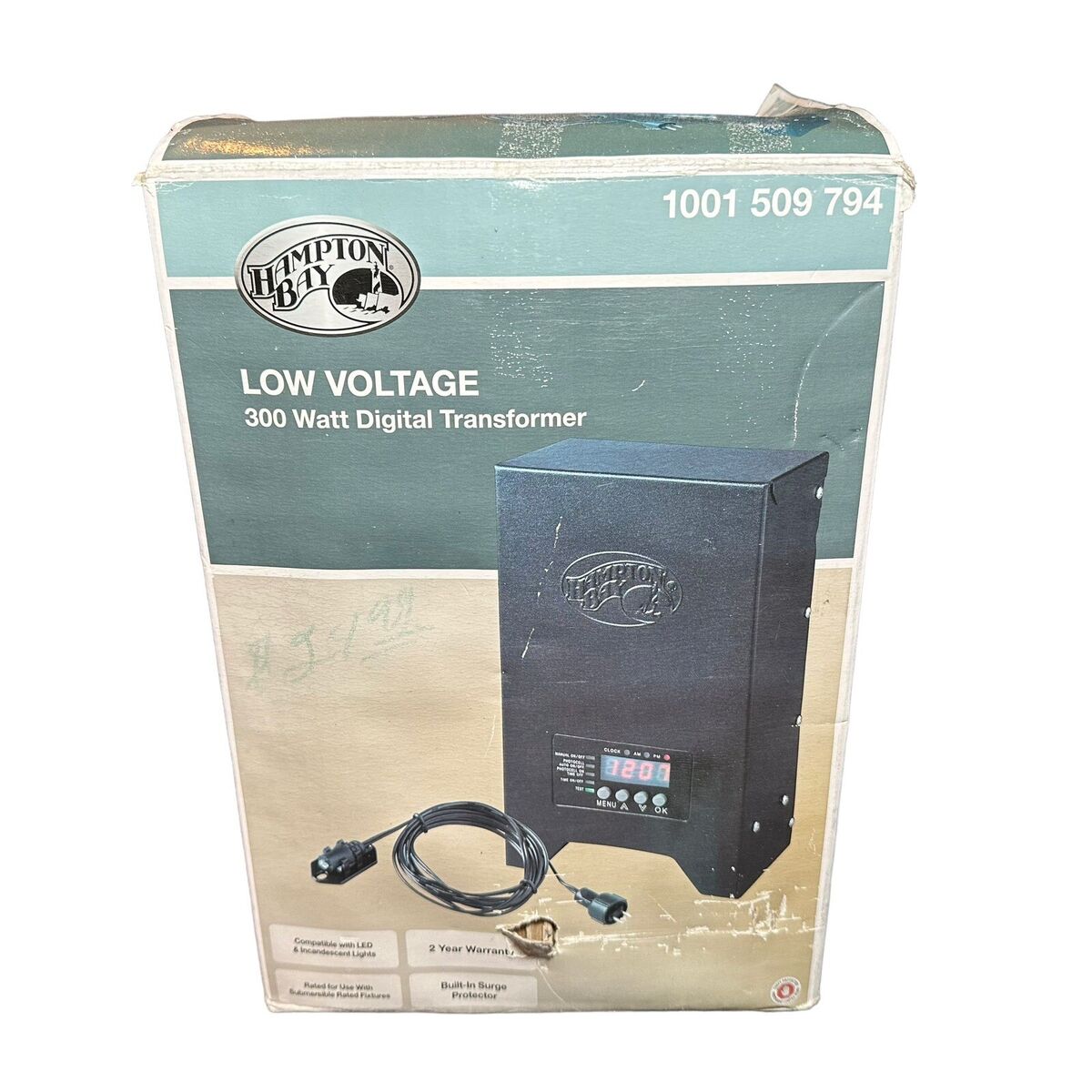 Hampton Bay Low-Voltage 300-Watt Landscape Transformer-1001 Hampton Bay Low-Voltage 300-Watt Landscape Transformer-1001